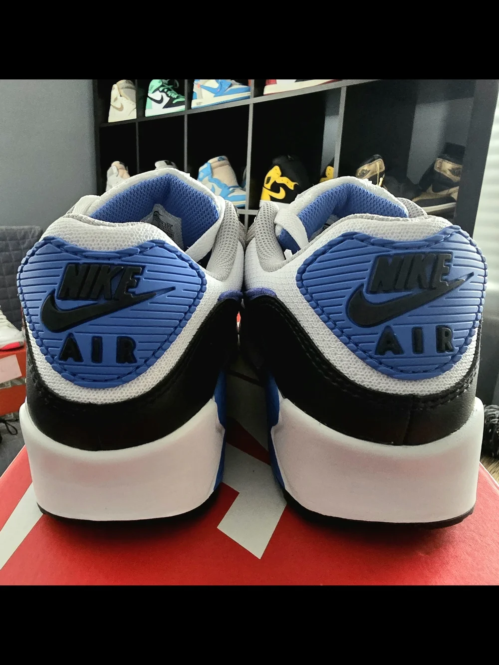 Nike Air Max 90 White Blue Crystal